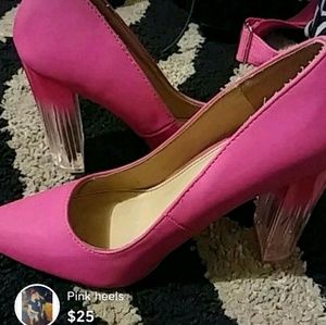 Pink heels